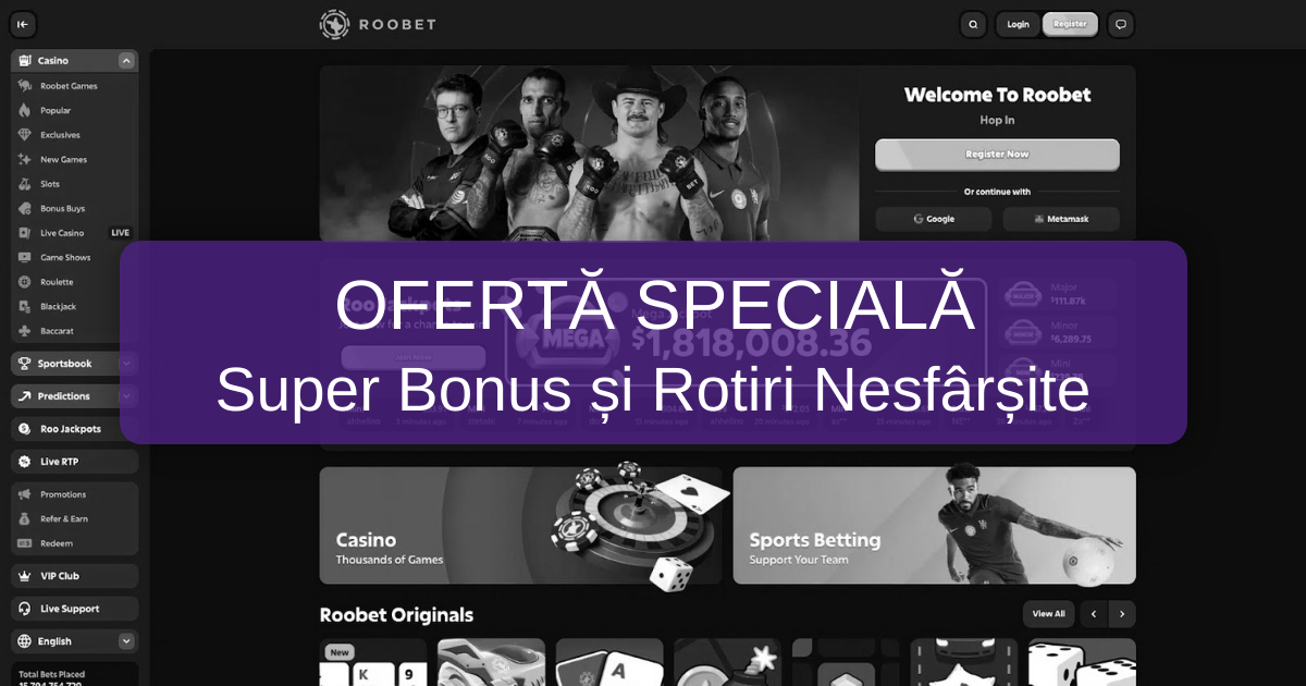 ROOBET welcome bonus